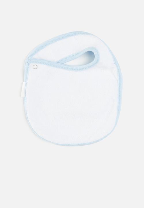 Pop Candy - 2 Pack printed bibs set - blue & white