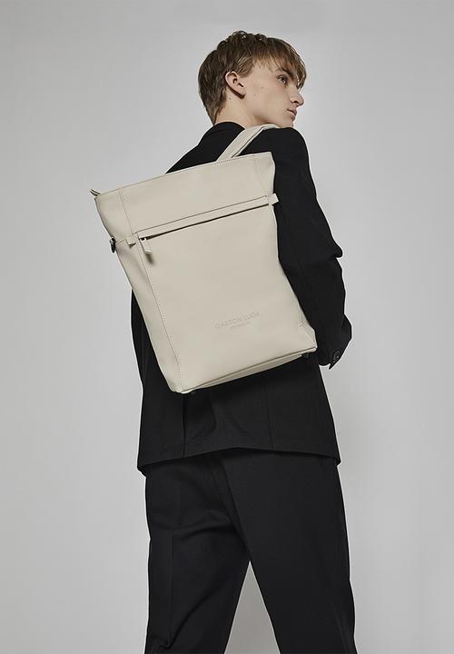 Gaston Luga - Tate 2 in one backpack and shoulder bag - cream