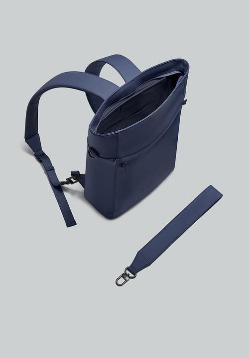Gaston Luga - Tate 2 in one backpack and shoulder bag - navy