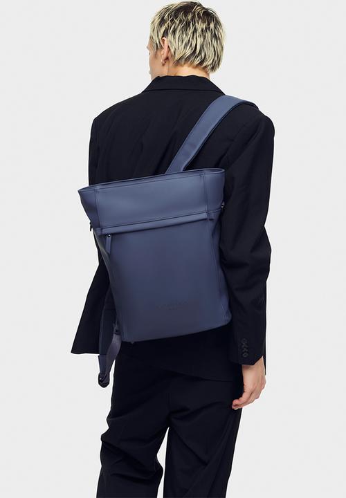 Gaston Luga - Tate 2 in one backpack and shoulder bag - navy