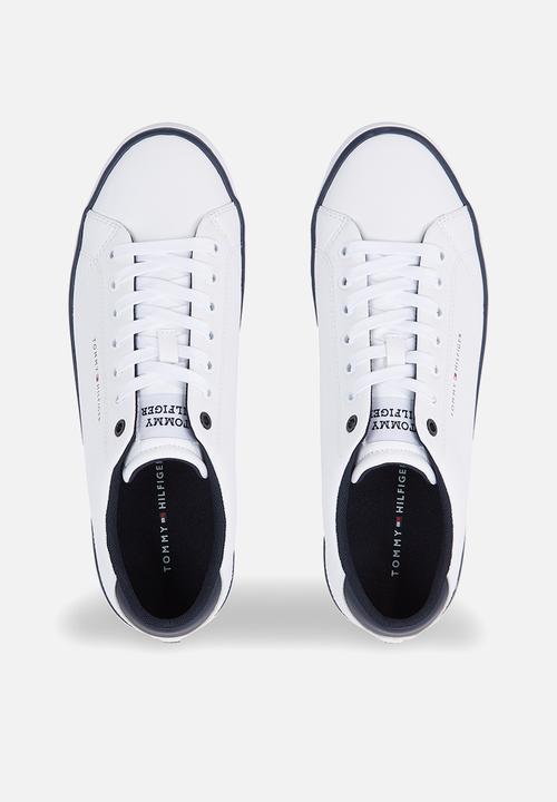 Tommy Hilfiger - Th hi vulc core low leather - white