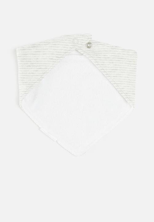 Pop Candy - 3 Pack bibs set - white