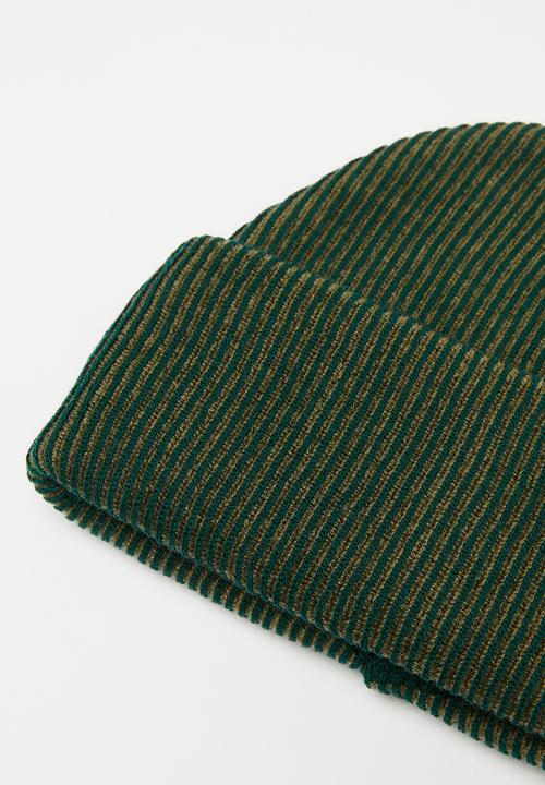 Superbalist - Kai two-tone beanie - green & brown
