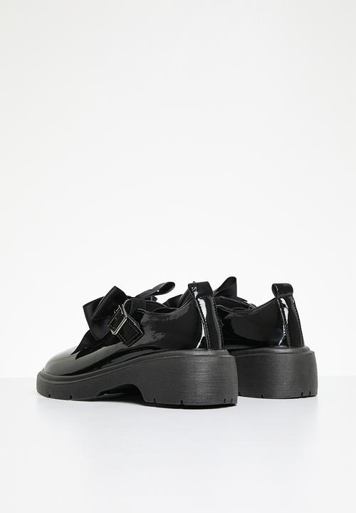Pop Candy - Bowknot mary janes - black