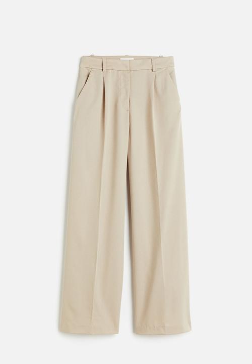 H&M - Wide trousers - beige
