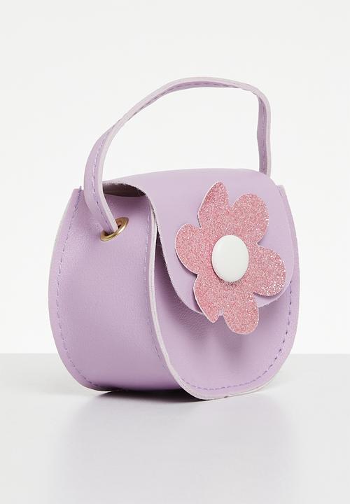 Pop Candy - Floral décor hand bag - purple
