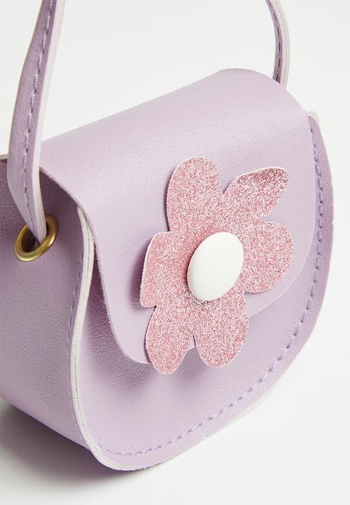Pop Candy - Floral décor hand bag - purple
