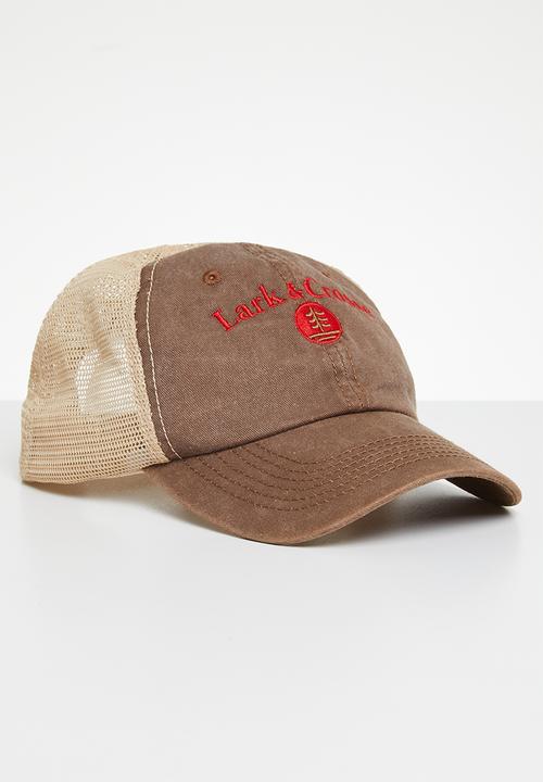 Lark & Crosse - Aspen trucker cap - brown