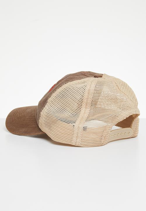 Lark & Crosse - Aspen trucker cap - brown