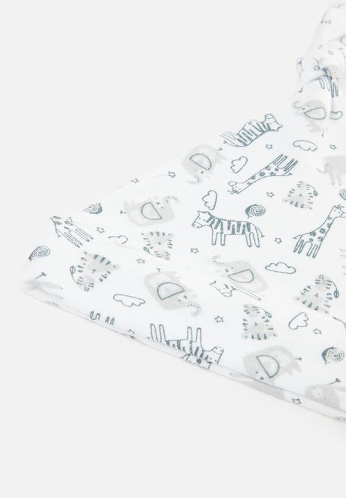 Pop Candy - 3 Pack knotted beanie set - grey