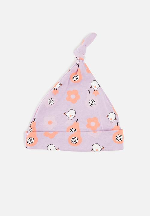 Pop Candy - 3 Pack knotted beanie set - purple