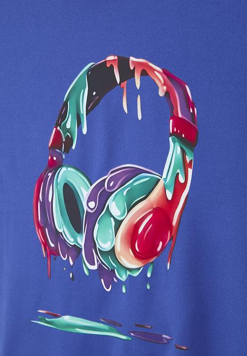 Pop Candy - Printed tee - blue