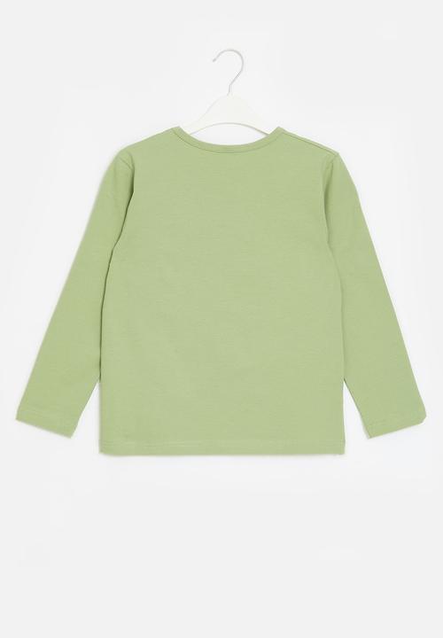 Pop Candy - Long sleeve crew tee - green