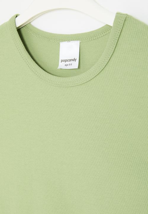 Pop Candy - Long sleeve crew tee - green