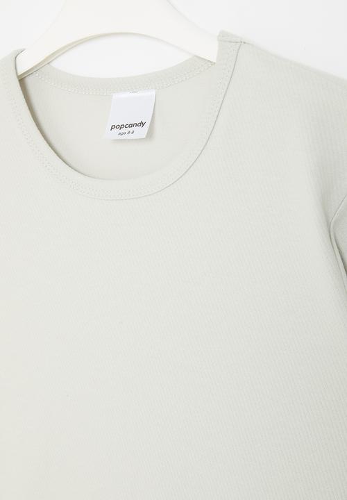 Pop Candy - Long sleeve crew tee - white