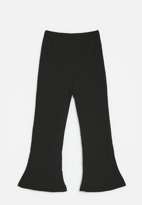Pop Candy - Flared leggings - black