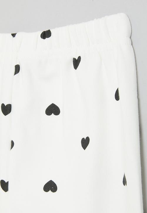 Pop Candy - Polka dot leggings - white & black