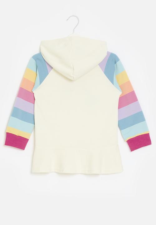 Pop Candy - Hooded dress - ecru
