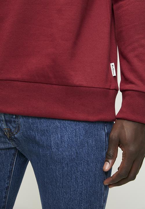 Ben Sherman - Play Tee Crew Sweater - Berry