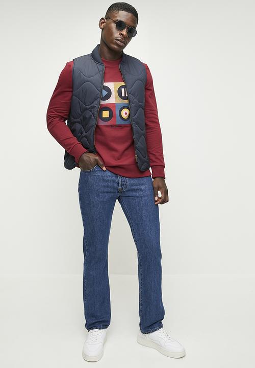 Ben Sherman - Play Tee Crew Sweater - Berry