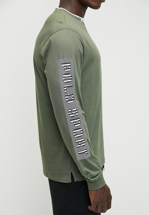 POLO - Zolanimen sport long sleeve jacquard collar tee - green 