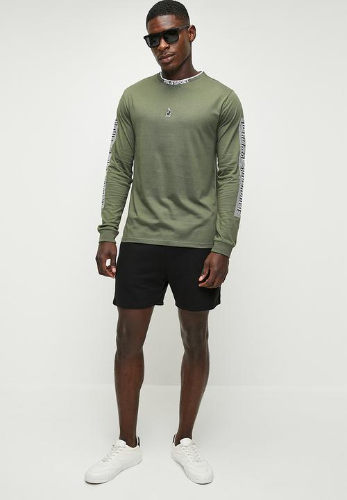 POLO - Zolanimen sport long sleeve jacquard collar tee - green 