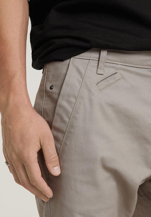 G-STAR - Bronson 2.0 Slim Chino Backdrop stretch canvas - rock ridge