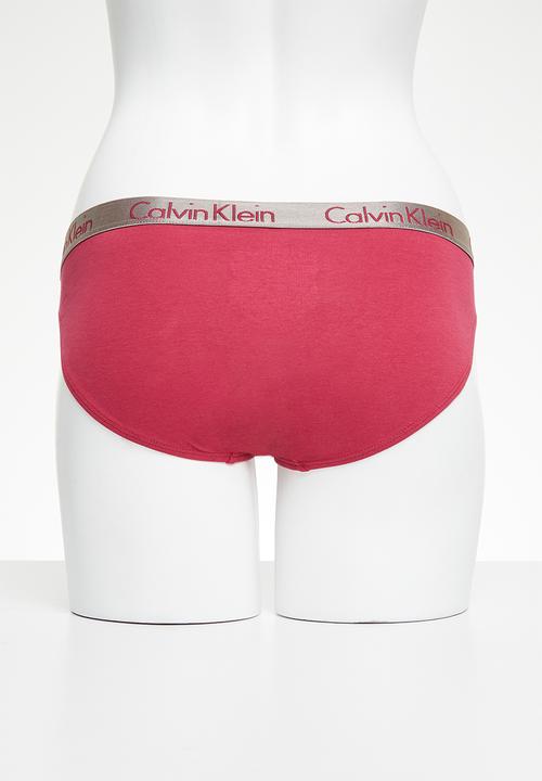 Calvin Klein - EFDK bikini - red bud