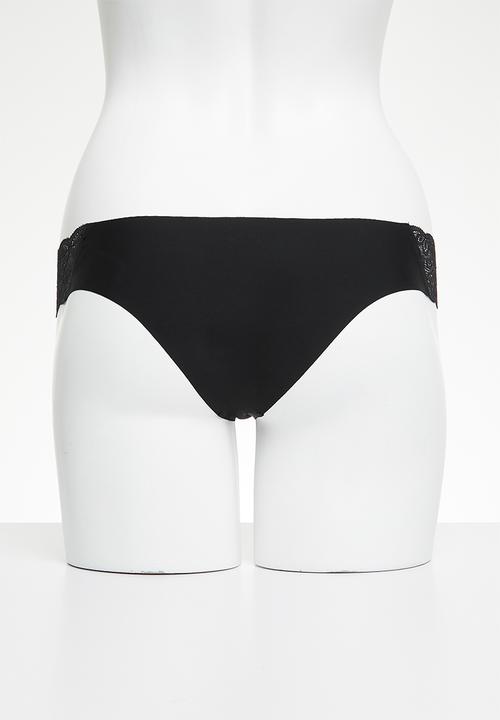 Cotton On - Party Pants Seamless G String 5 Pack - Black/Black/Soft Rose/Cream/Frappe