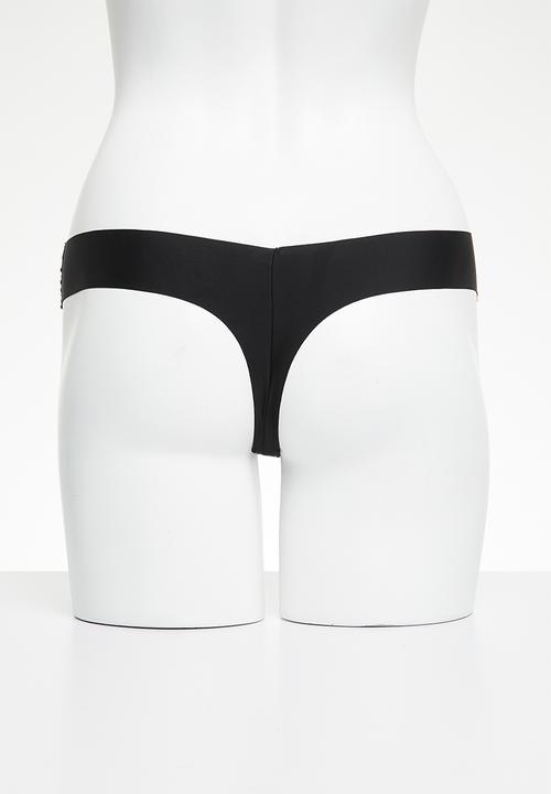 Cotton On - The Invisible G String Brief 5 Pack - Black/Black/Frappe/Windsurfer/Spearmint