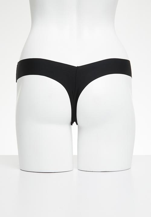 Cotton On - The Invisible G String Brief 3 Pack - Black/Spearmint/Frappe