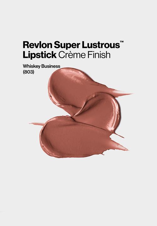Revlon - SuperLustrous Lipstick - Whiskey Business 803
