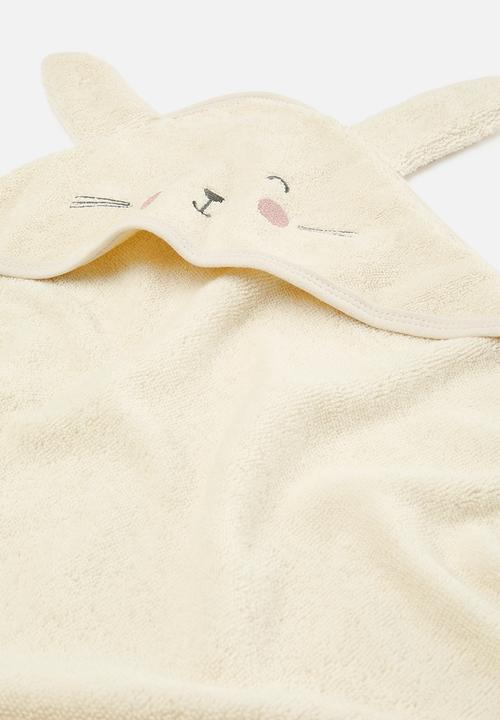 Pop Candy - Hooded fleece towel - beige