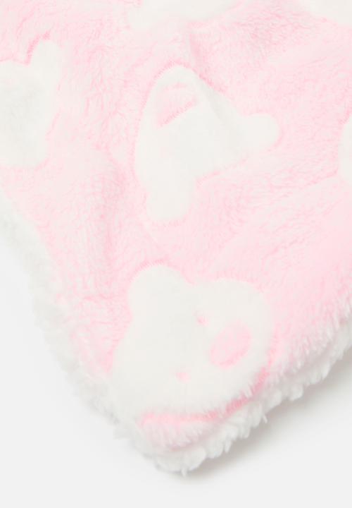 Pop Candy - Printed fleece blanket - pink