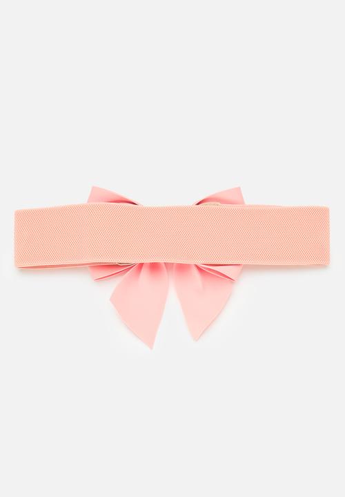 Pop Candy - Bowknot waist belt - pink
