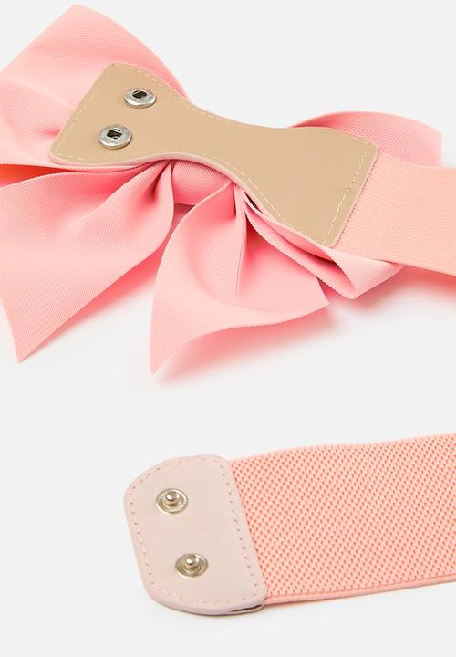 Pop Candy - Bowknot waist belt - pink