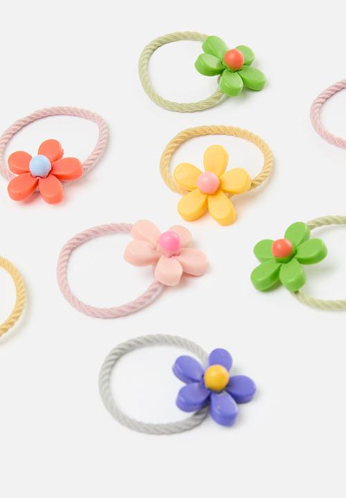 Pop Candy - Floral hair ties - multi