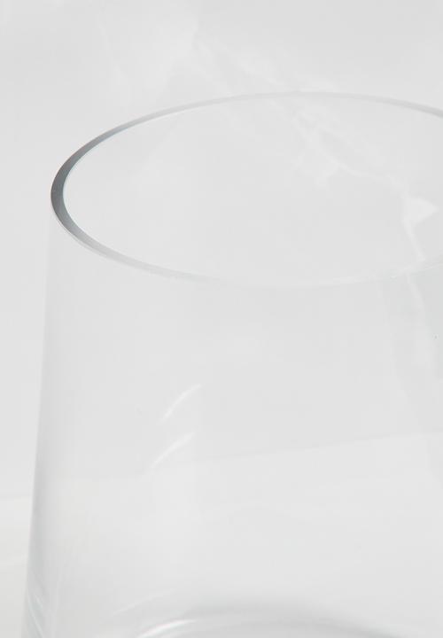 Silk By Design - Cyra glass vase - clear