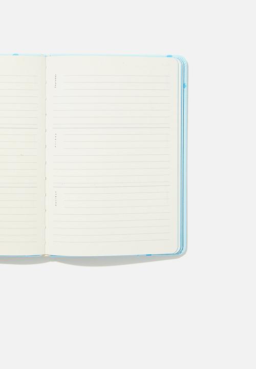 Typo - A5 Undated Weekly Buffalo Diary - Arctic Blue Ditsy Floral