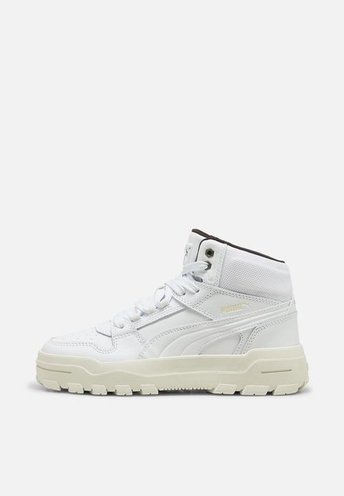 PUMA - Puma Rebound Abrupt Jr - Puma White-Alpine Snow-Flat Dark Grey