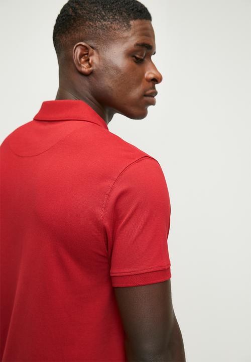 POLO - Carter golfer stretch pique ss golfer - crimson