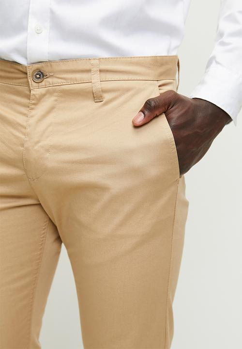 POLO - Milan milan straight leg chino - khaki