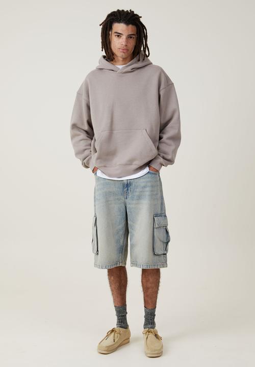 Cotton On - Box fit hoodie - dusk