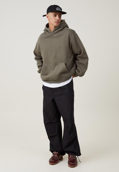 Cotton On - Box fit hoodie - military