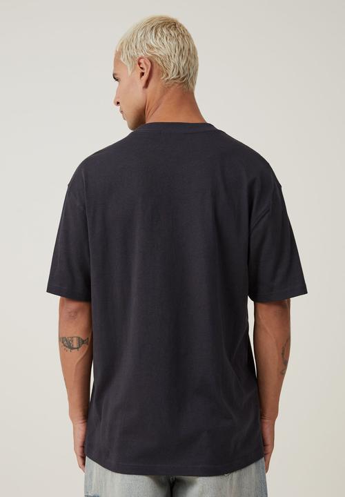 Cotton On - Loose Fit Music T-Shirt - lcn bra washed black/rolling stones 
