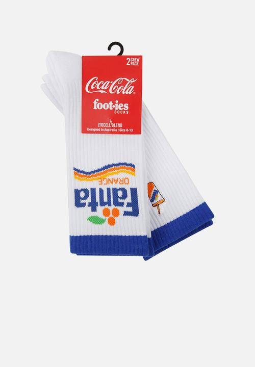 Foot-ies - Fanta Cup Sneaker 2 Pack - White