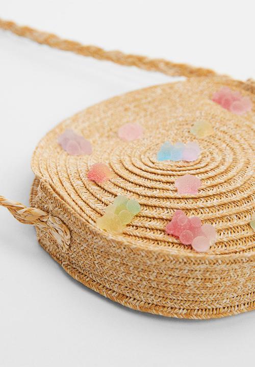 MANGO - Bag minibear - light brown