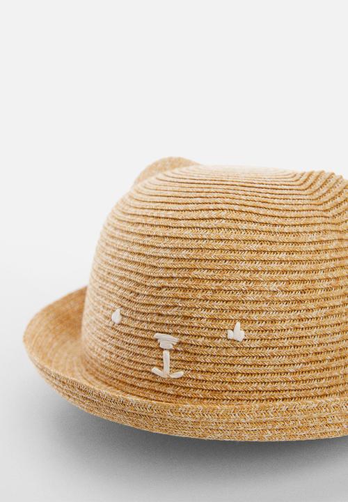 MANGO - Hat minibear - light brown