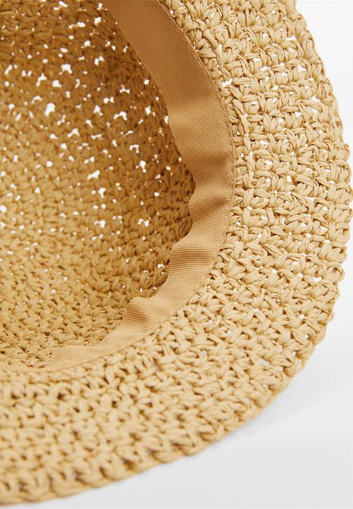 MANGO - Hat florb - light brown
