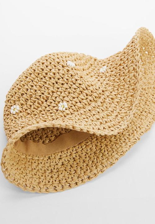 MANGO - Hat florb - light brown